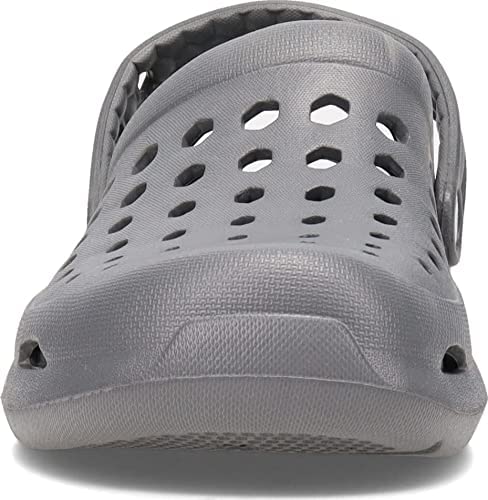 Front view of Charcoal Joybees Active Adult Clog
