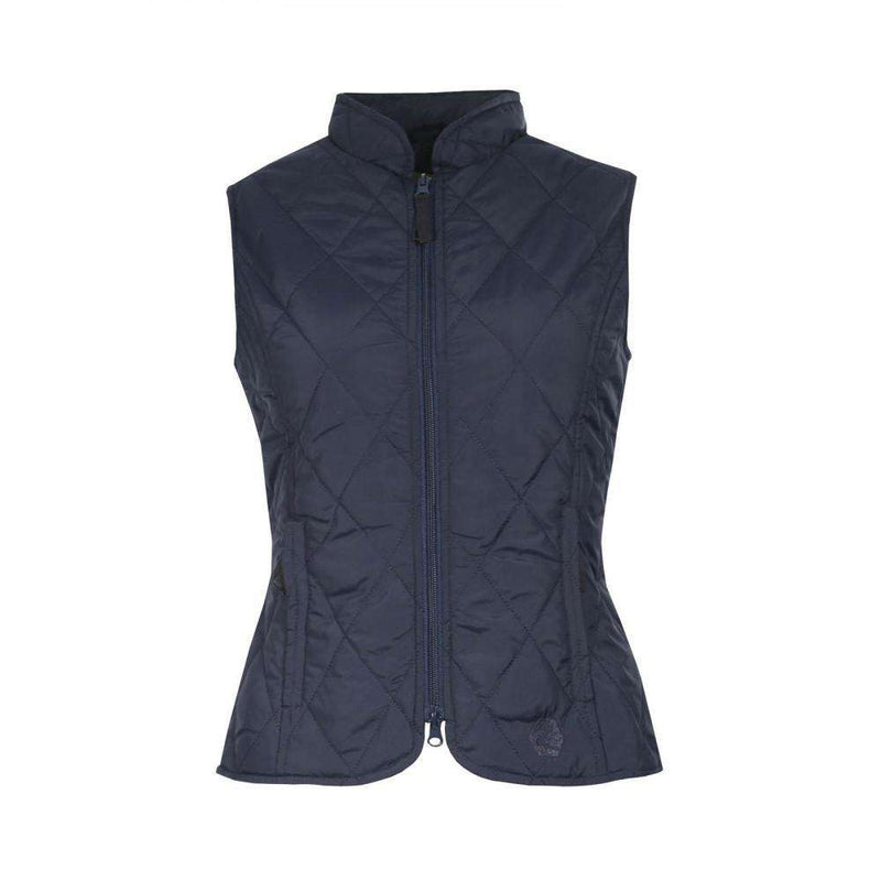 Horze Women's Classic Quilted Vest Vests Horze JR XS Peacoat Dark Blue 