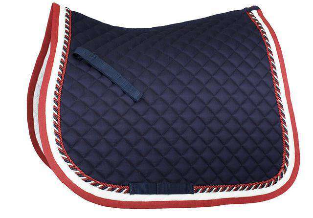 Horze Toulouse All Purpose Saddle Pad All Purpose Pads Horze Full Dark Blue 