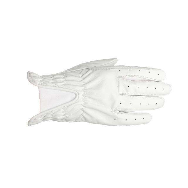 Horze Crescendo Deana Leather Glove Gloves Horze 7 White 