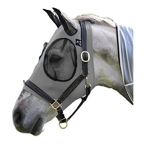 Charcoal Professional's Choice Comfort Fit Fly Mask Cob