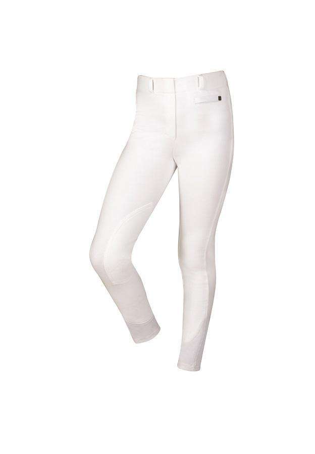 Dublin Child's Supa-Fit Pull On Knee Patch Breeches Knee Patch Breeches Dublin 4 White 