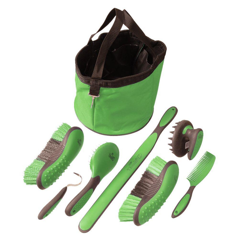 Tough 1 Great Grip Grooming Package (8-Piece), Pink Grooming Kits JT International Neon Green 