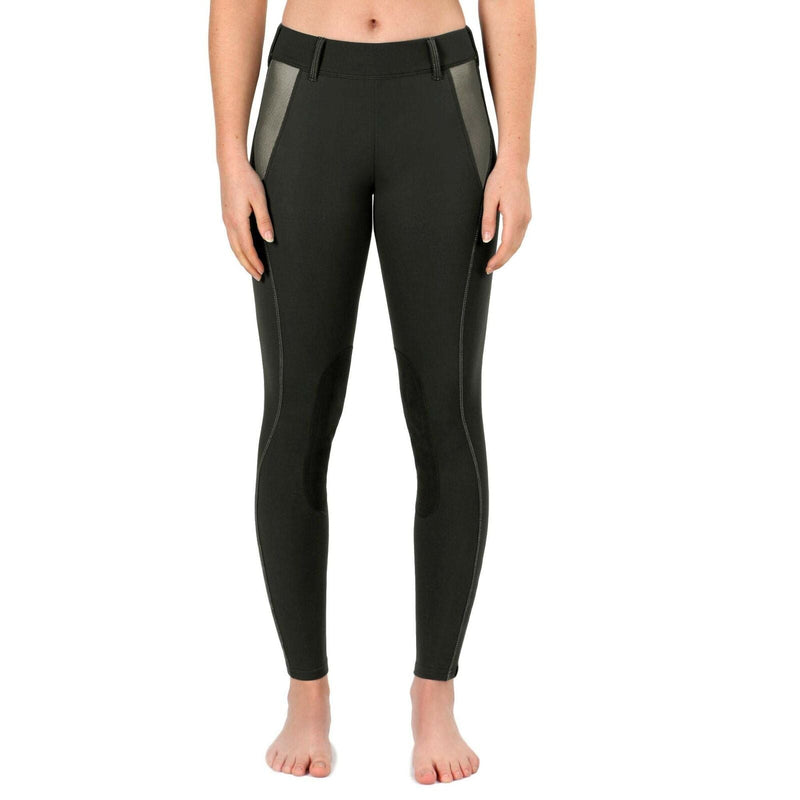 Cavalry/Birch Irideon Ladies Himalayer Riding Tights Front View