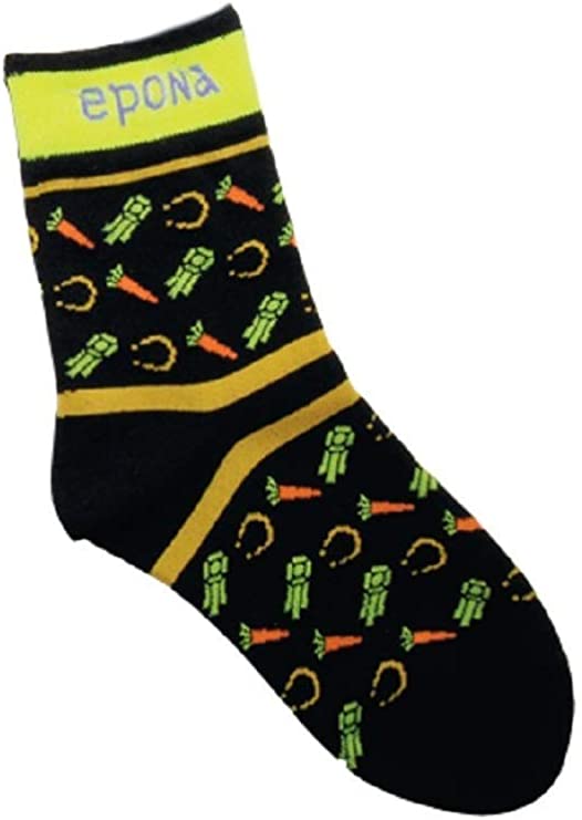 Epona Happy Go Lucky Adult Paddock Boot Socks Lime Green Adult