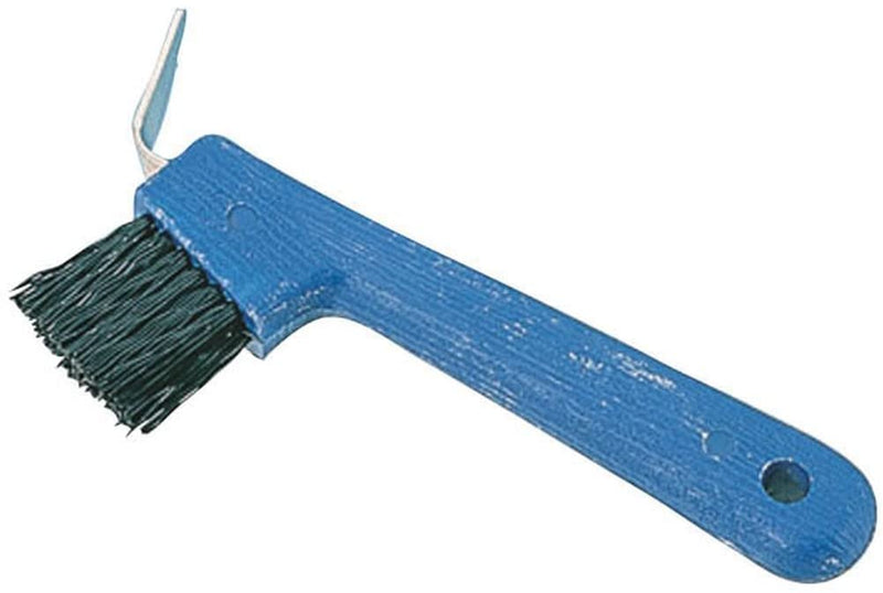Roma Deluxe Hoof Pick with Brush Blue