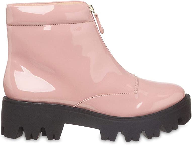 Pink Petite Jolie Beloit Women's Ankle Zipper Boots