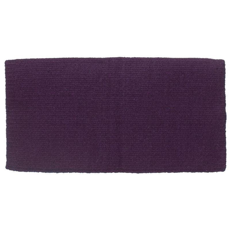 Tough 1 Solid Color Saddle Blanket, Purple Saddle Blankets JT International 