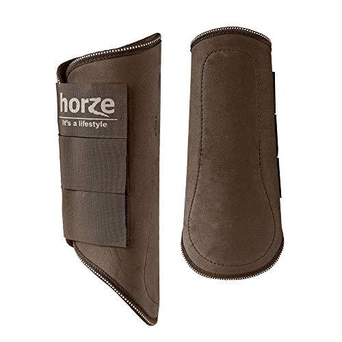 Horze Pile-Lined Boots Competition/Exercise Boots Horze Dark Brown Large 