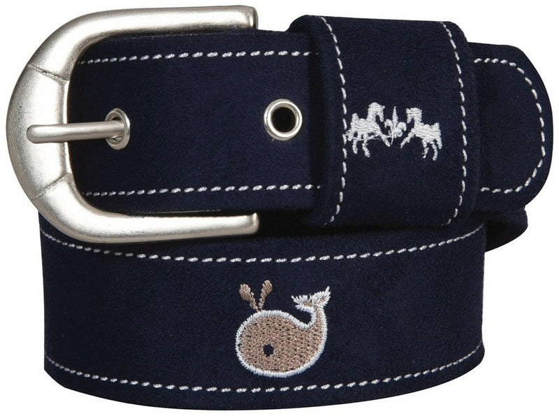 Equine Couture Whales Suede Belt