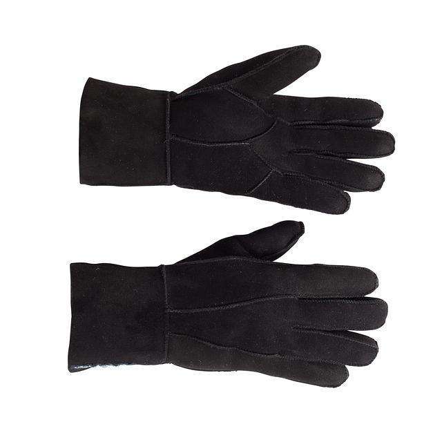 Black Horze Lana Sheepsking Gloves 7