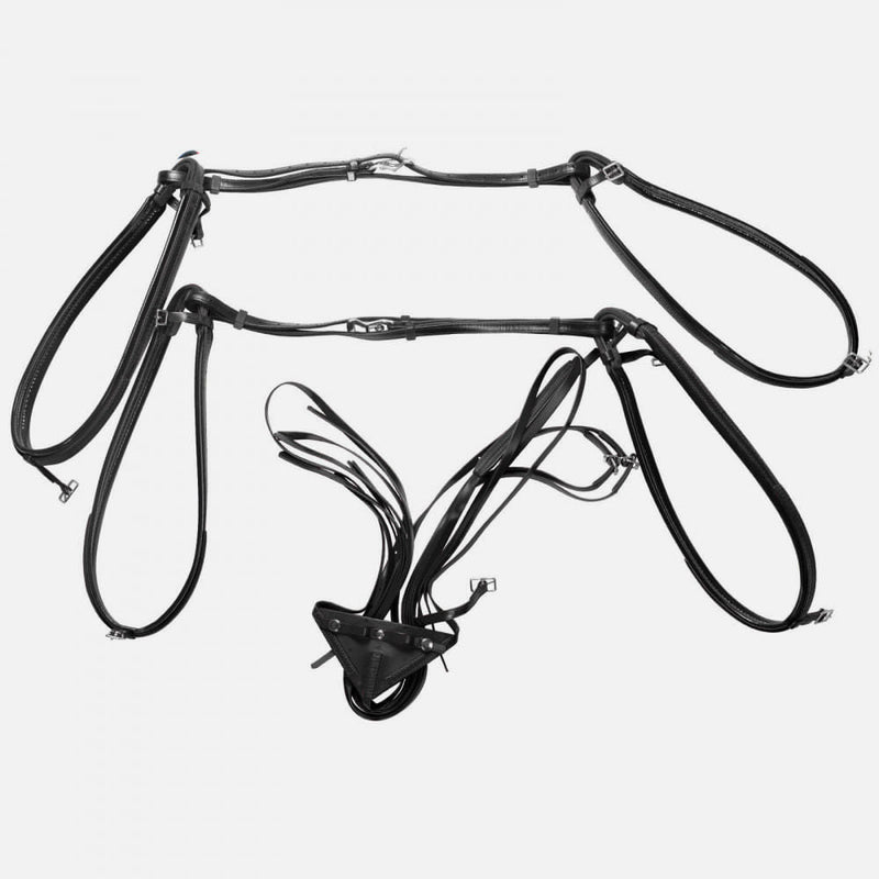 Zilco Slickz Hopples - Hangers English Stirrup Leathers Horze Black/Black 32 mm 