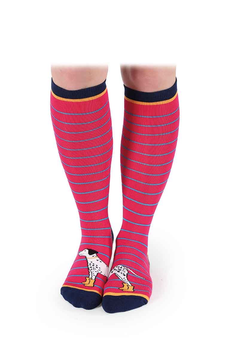 Shires Everyday Adult Socks Dalmation Toes