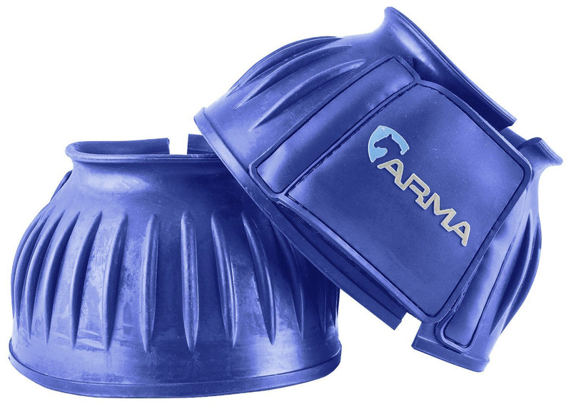 Shires Touch and Close Over-Reach Boots Bell Boots Shires Equestrian Royal Blue Pony 