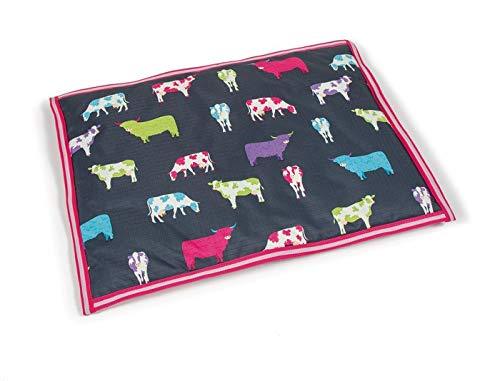 Shires Digby and Fox Fox Print Waterproof Dog Bed Dog Beds Shires Equestrian Cow Print 80X100 