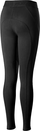 Horze Kid's Madison Knee Patch Tights - Silicone Grip Knee Patch Breeches Horze 