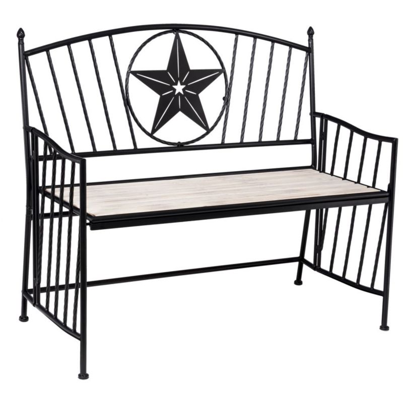 Gift Corral Equine Motif Bench
