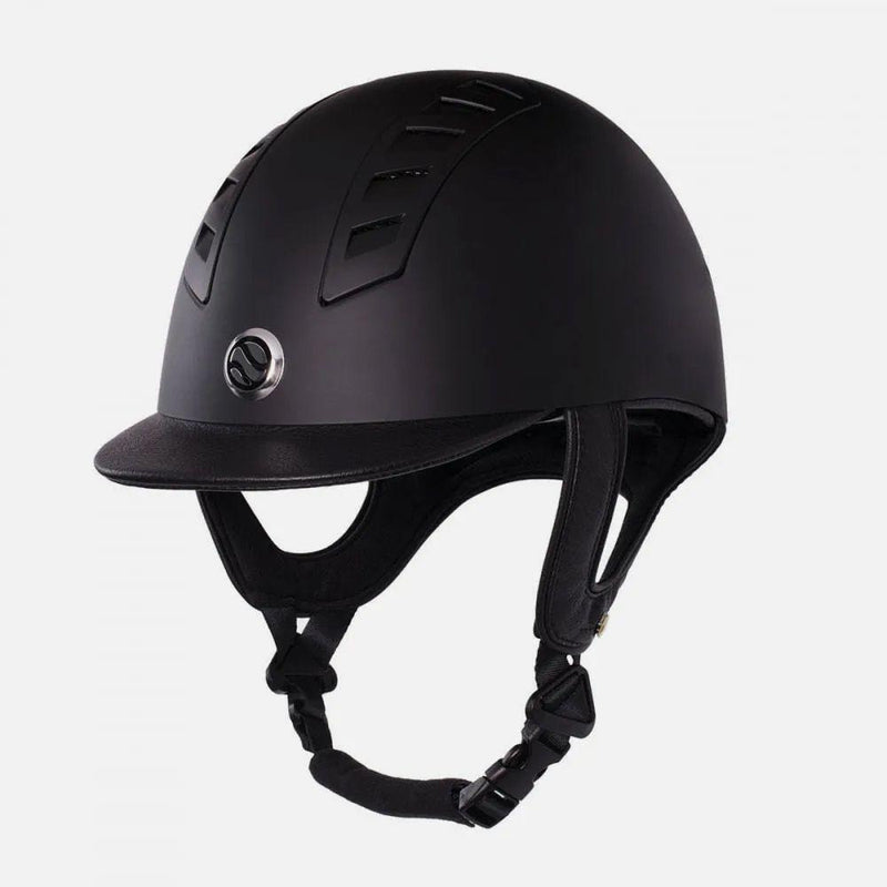 Horze Trauma Void EQ3 Smooth Shell Helmet Riding Helmets Horze US 6 5/8 (EU 53) Black 