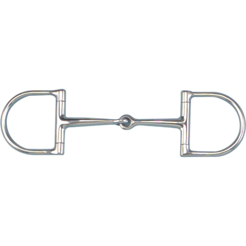 Toklat Pony Stainless Steel Snaffle Dee Bit with 2 1/2" Rings English Horse Bits Toklat 