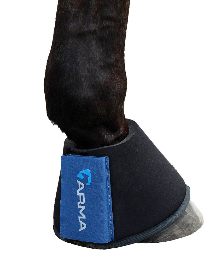Shires Arma Neoprene Over Reach Boots Bell Boots Shires Equestrian Royal Blue Pony 
