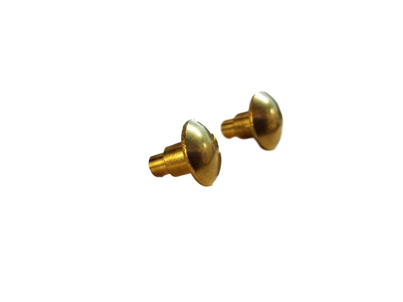 Partrade Solid Brass Spur Buttons