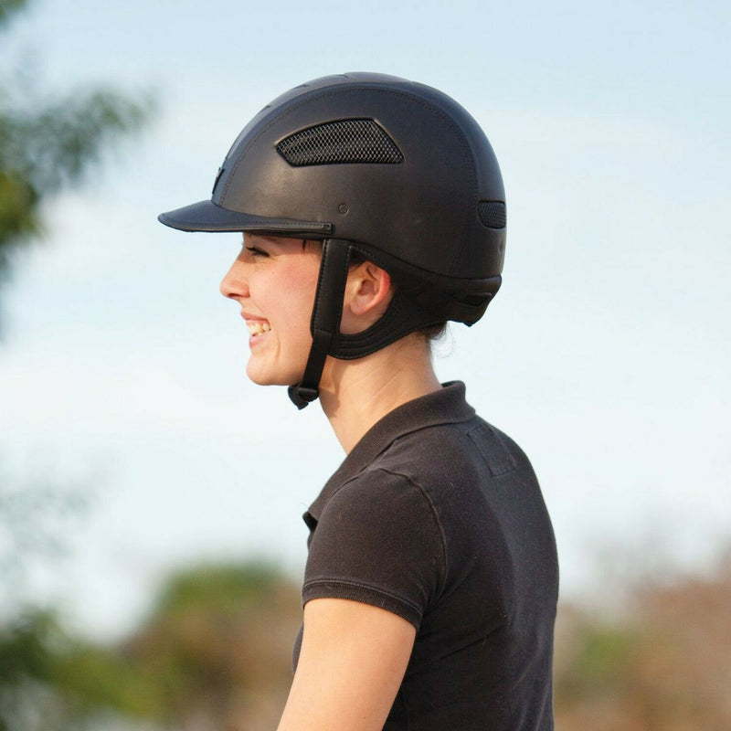 Women wearing IRH Elite Ultra Helmet Riding Helmets