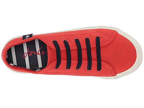 Inside of Joules Canvas Kids Lace Up Trainers