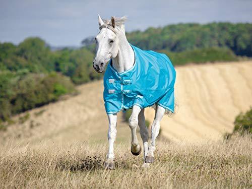 Shires Tempest Original Lite Neck Cover Turnout Sheets Shires Equestrian Blue/Grey X-Large 