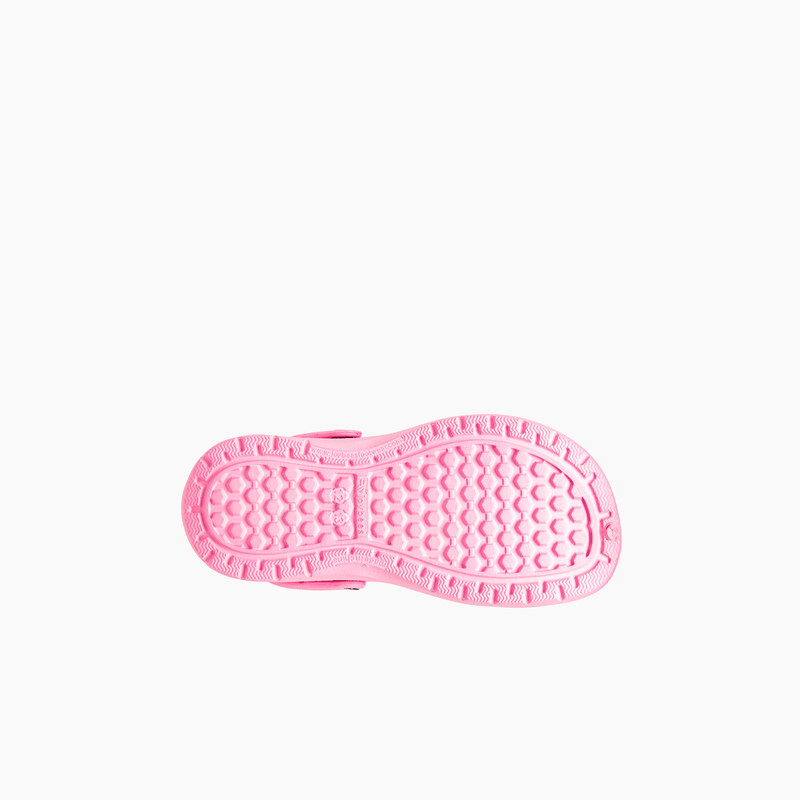 Soft Pink/Sporty Joybees Kids' Cozy Lined Clog Up-Side Down