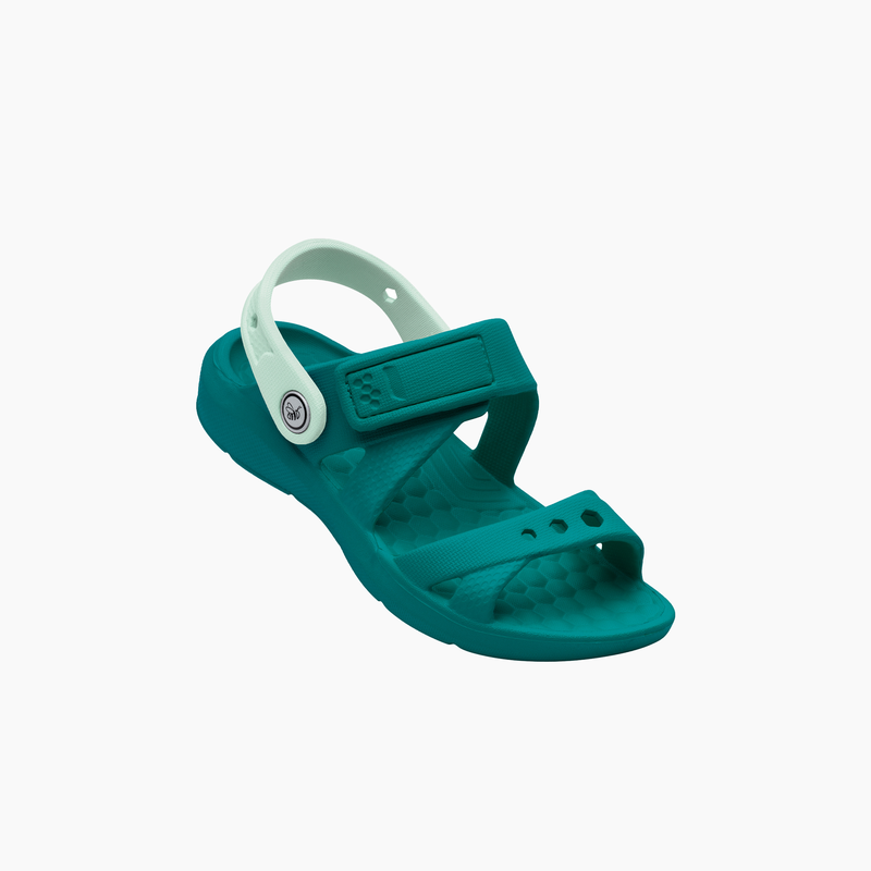 Jade/Mint Joybees Kids Adventure Sandals Front