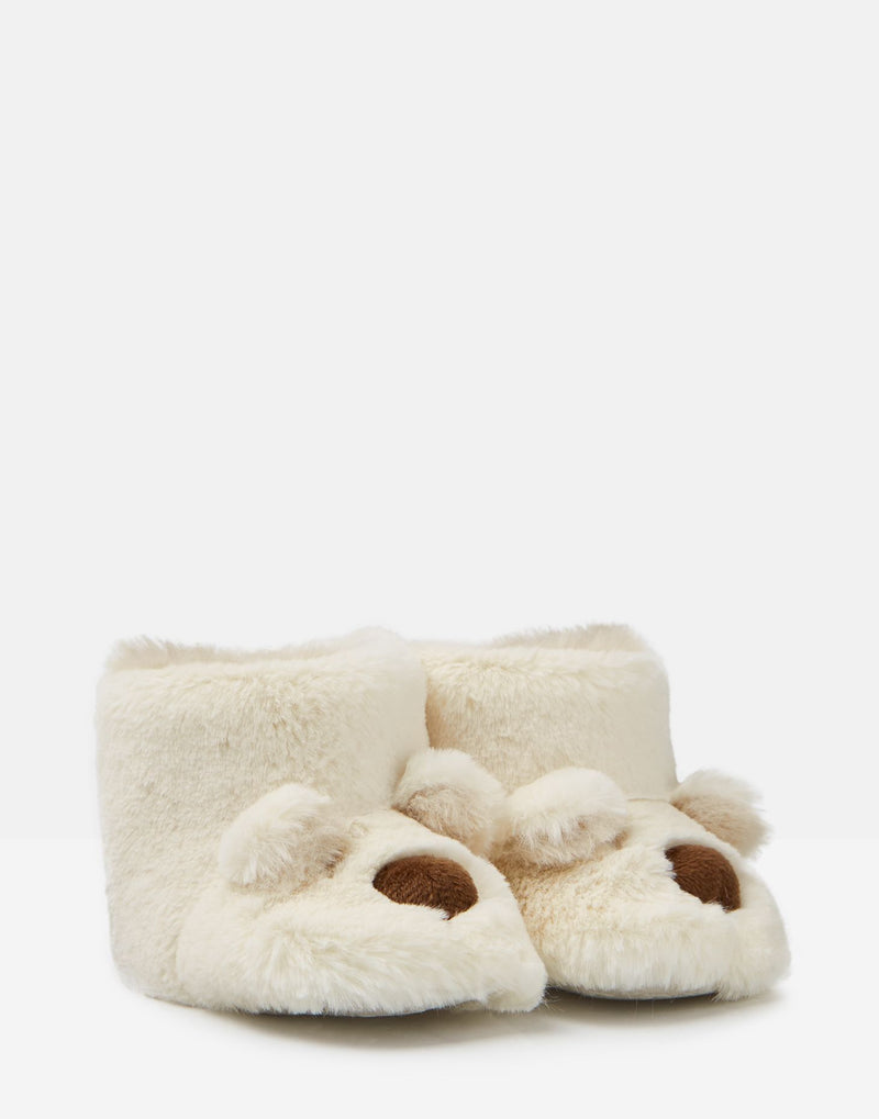 Joules Baby Boy's Petapata Character Booties Slippers Joules 3-6 Bear 