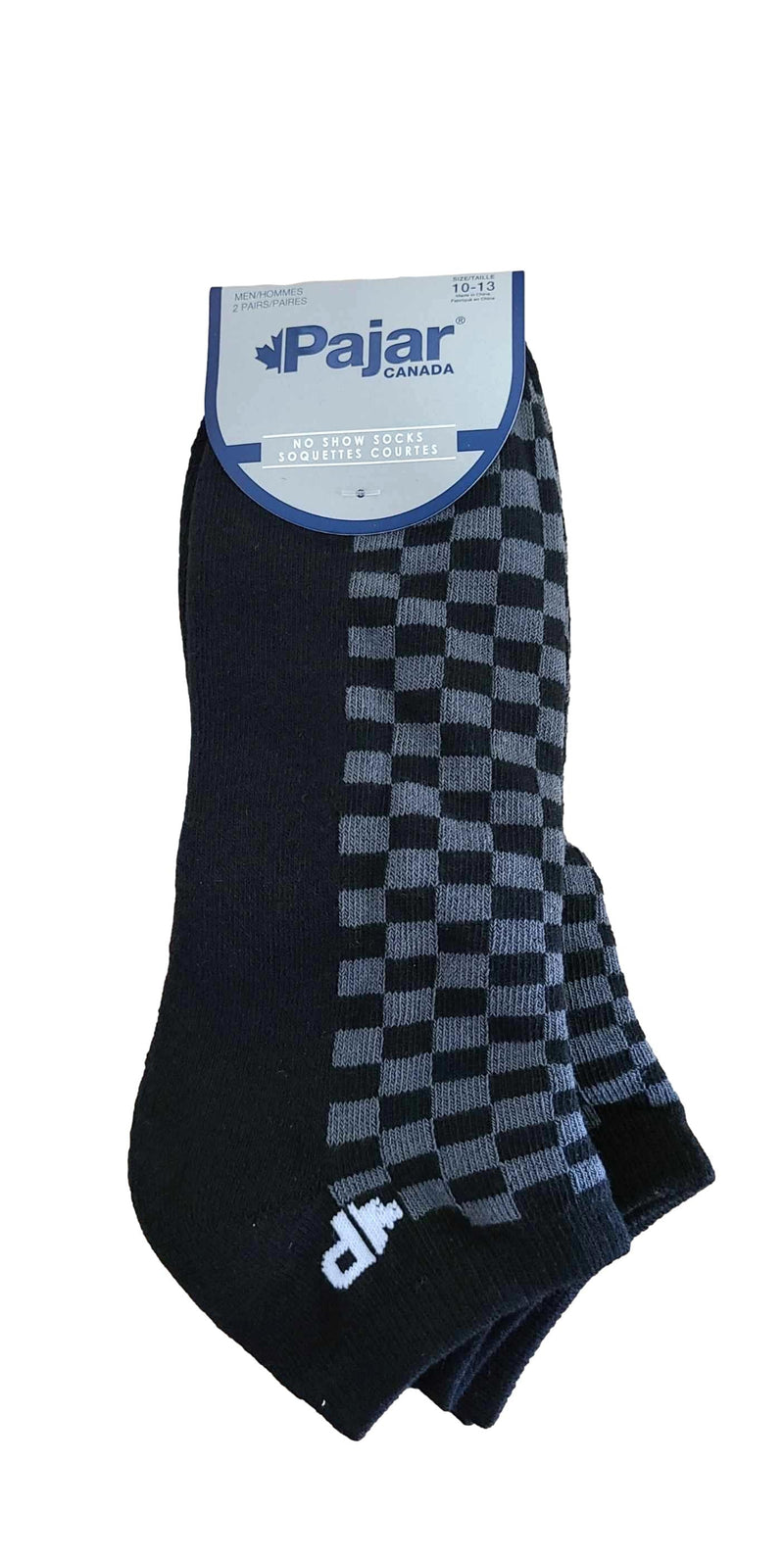 Black Pajar Mens No Show Socks 2 Pairs Size 10-13 Pajar Canada