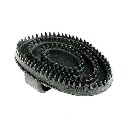 Horze Small Rubber Curry Comb Brushes Horze Black 