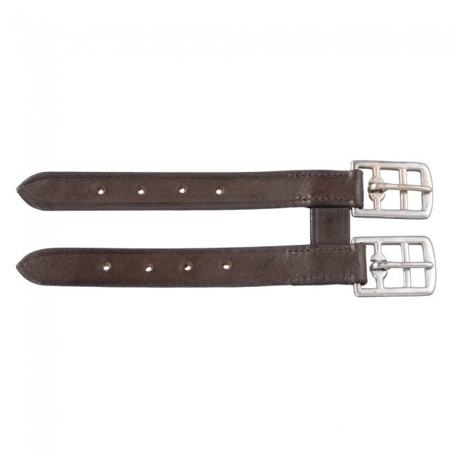Brown EquiRoyal Leather Girth Extender JT International
