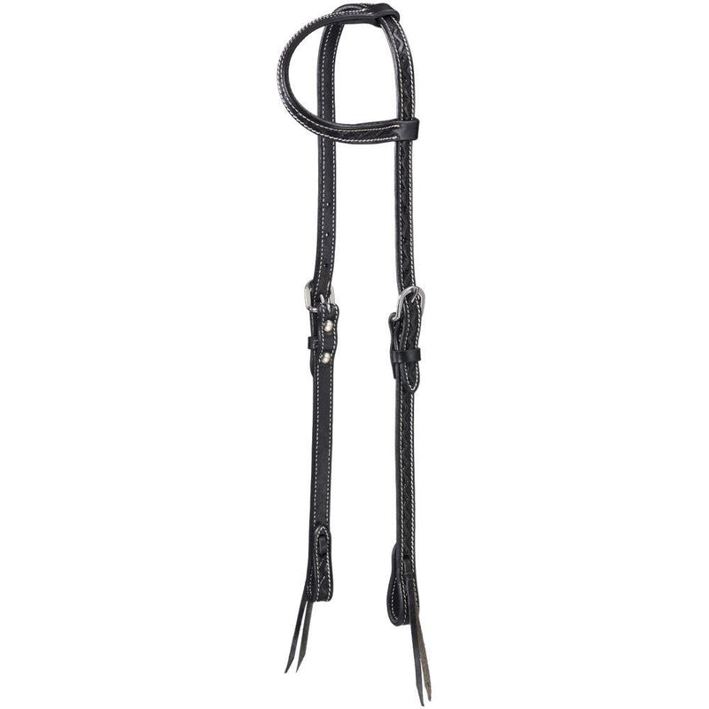 Tough 1 Zig Zag Tool One Ear Headstall with Tie Ends Headstalls JT International 