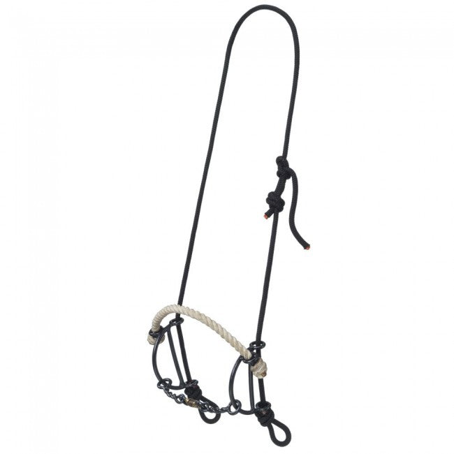 Tough 1 Rope Headstall with Rope Nose/Twisted Dogbone Gag Combo Headstalls