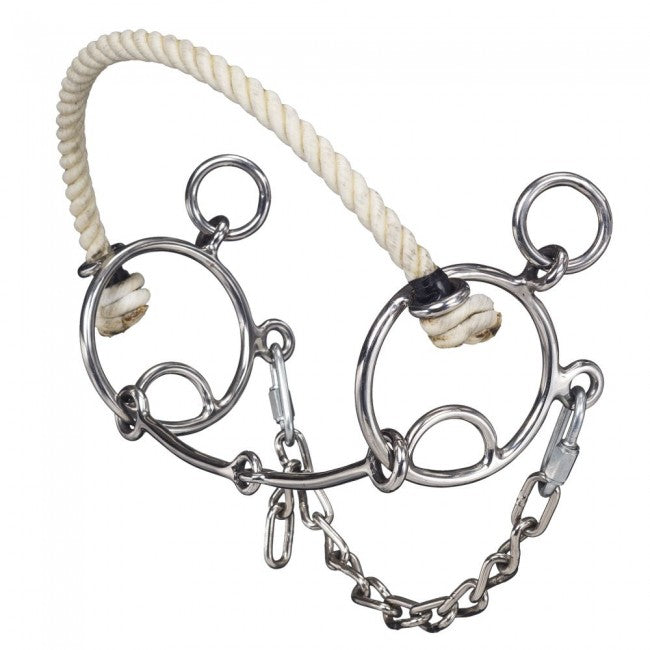 Tough 1 Combination Rope Nose and Snaffle Mouth