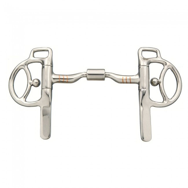 Kelly Silver Star Mini Low Port Correction Bit with Roller English Horse Bits JT International