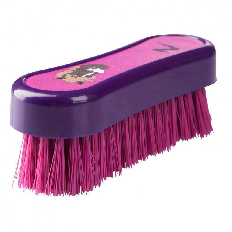 Horze Scout Face Brush Brushes Horze Sultry Violet/Byzantine Pink 