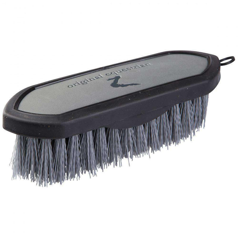 Horze Maddox Leather-Handled Dandy Brush Brushes Horze Black 