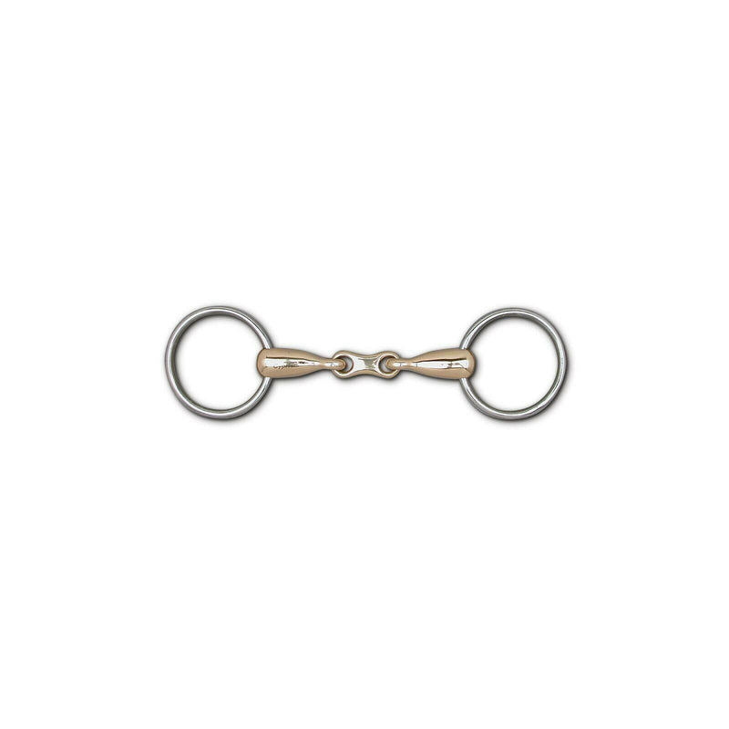 Toklat 21mm Cyprium French Link Snaffle Bit with 3" Rings English Horse Bits Toklat 