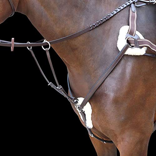 Shires Rossano 5 Point Breastplate Breastplates Shires Equestrian Havana Pony 