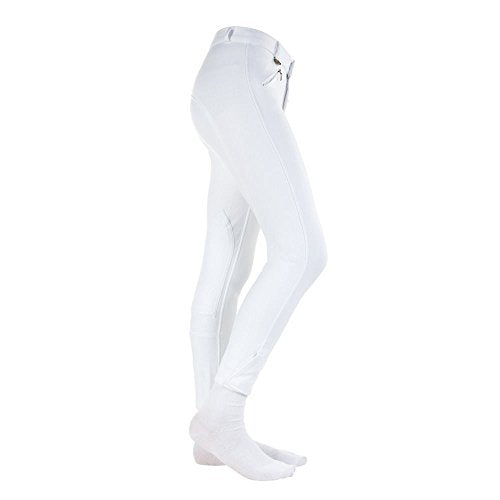 White Horze Active Youth Self Patch Breeches