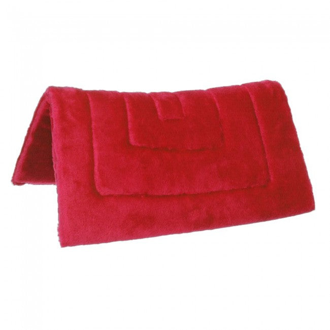 Red Tough 1 Pony Size Western Double fleece Pad All Purpose Pads JT International