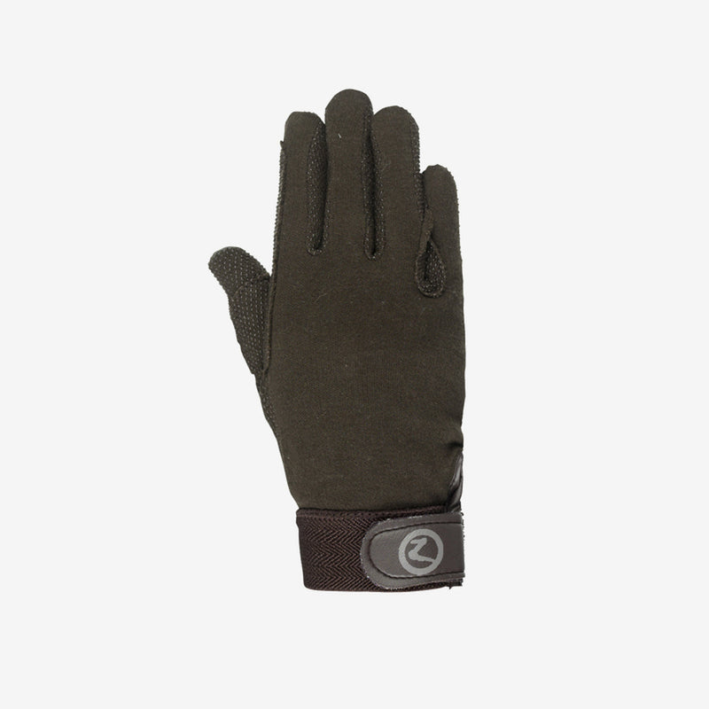 Horze Basic Polygrip Gloves Gloves Horze Chocolate Brown X-Small 