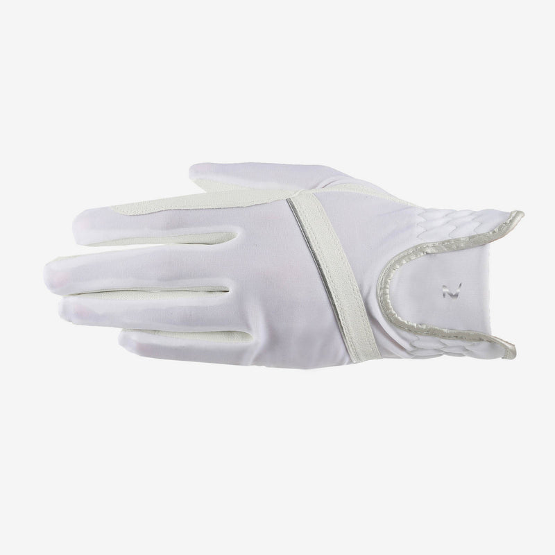 Horze Women's Evelyn Breathable Gloves Gloves Horze White 6 