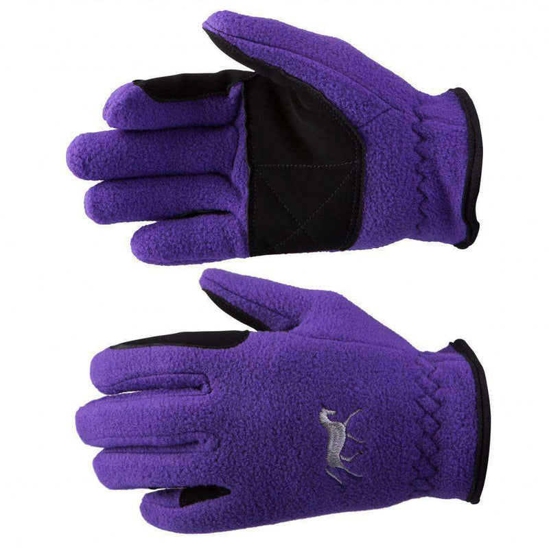 Horze Kids Fleece Gloves Gloves Horze 4 Sultry Violet 