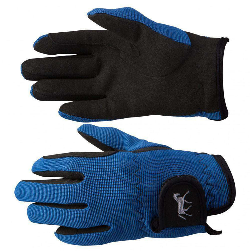 Horze Kids Stretch Gloves Gloves Horze 4 Blue Jeans 