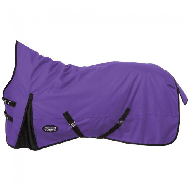 Tough 1 1200D Waterproof Poly High Neck Turnout Blanket Turnout Blankets Tough 1 Purple 69" 