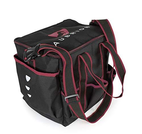 Shires Aubrion Grooming Kit Bag Grooming Totes Shires Equestrian Black/Burgundy 